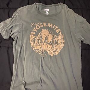 Green Yosemite Graphic Tee